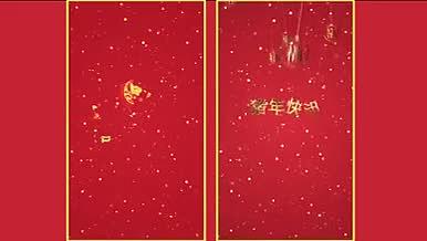喜庆猪年竖版春节祝福AE模板视频的预览图